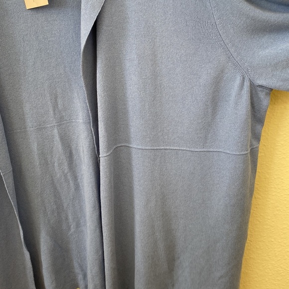 Elana by Tanner Blue Shawl Collar Cardigan - Picture 6 of 6
